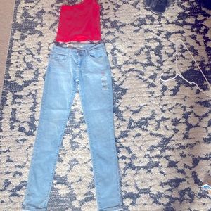 Levi skinny jeans 711 style W25 L30